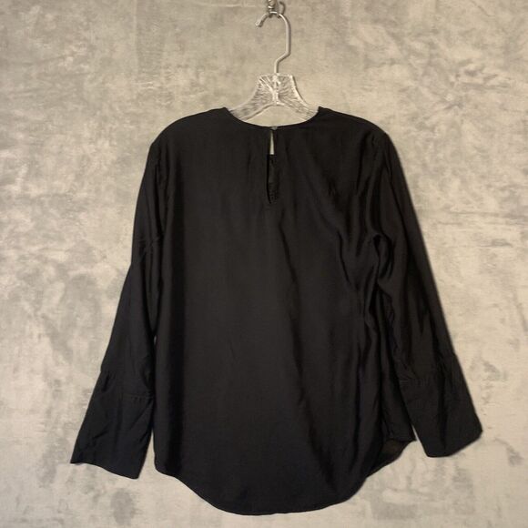 Standard James Perse Women’s Top Sz 2 Pullover Tunic Medium Black Modal Cupro - Picture 5 of 12